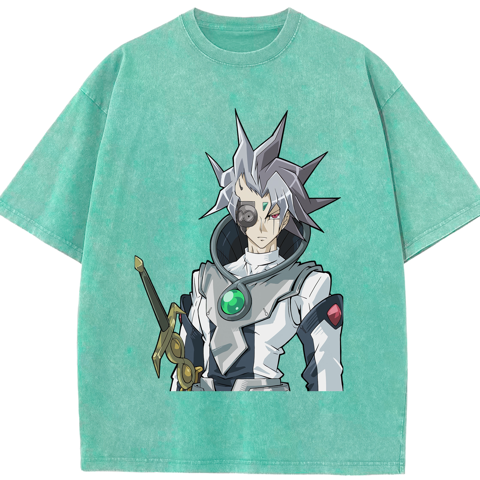 （画像用） 遊☆戯☆王 Yu-Gi-Oh! 綿100% ヴィンテージ風 半袖Tシャツ（フロントプリント）